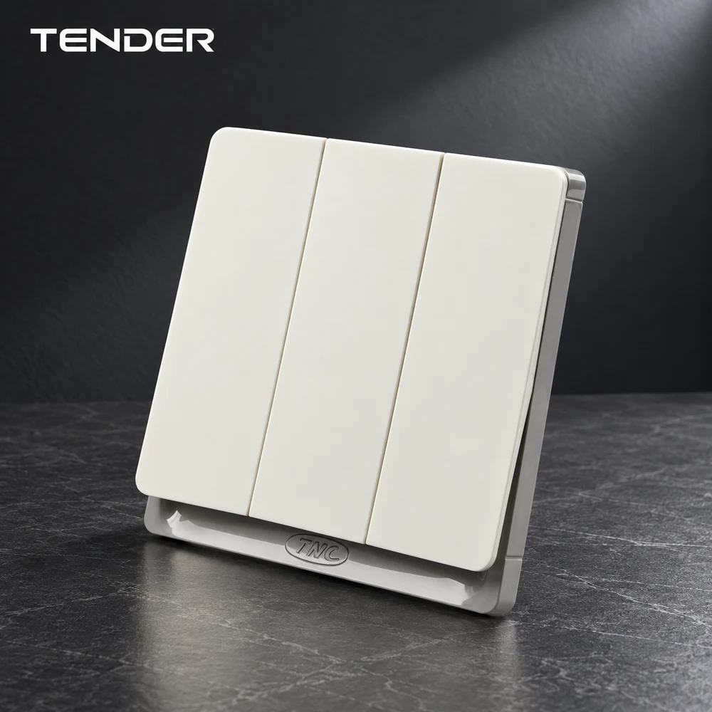 Q6 Three-button Wall Switch