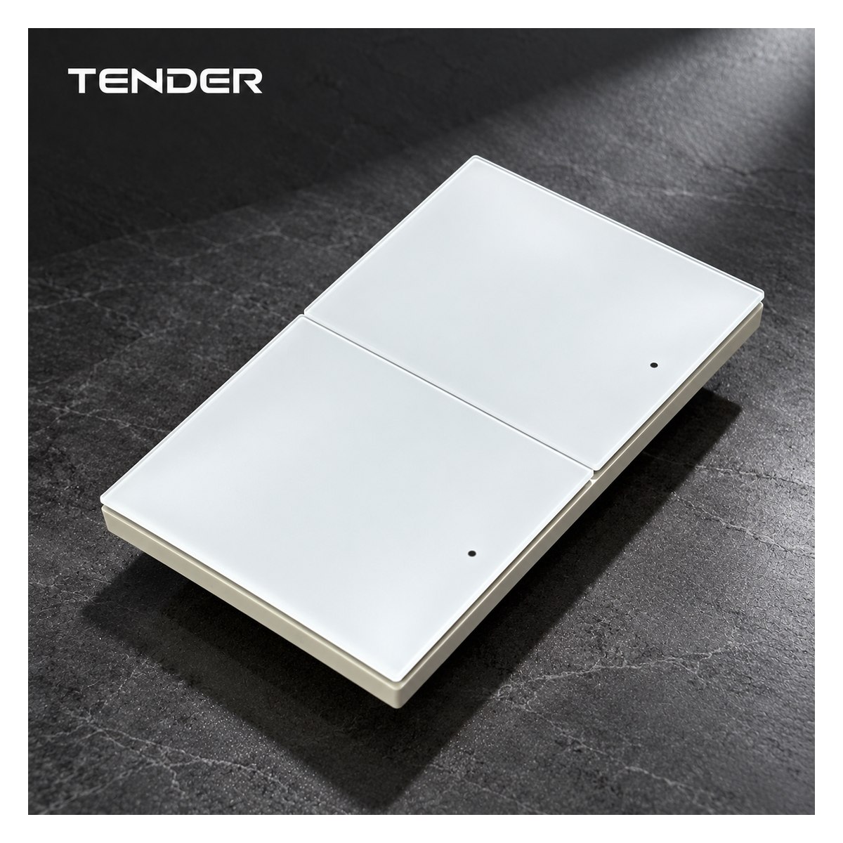 N8 2-Gang AG Glass Smart Switch — 2