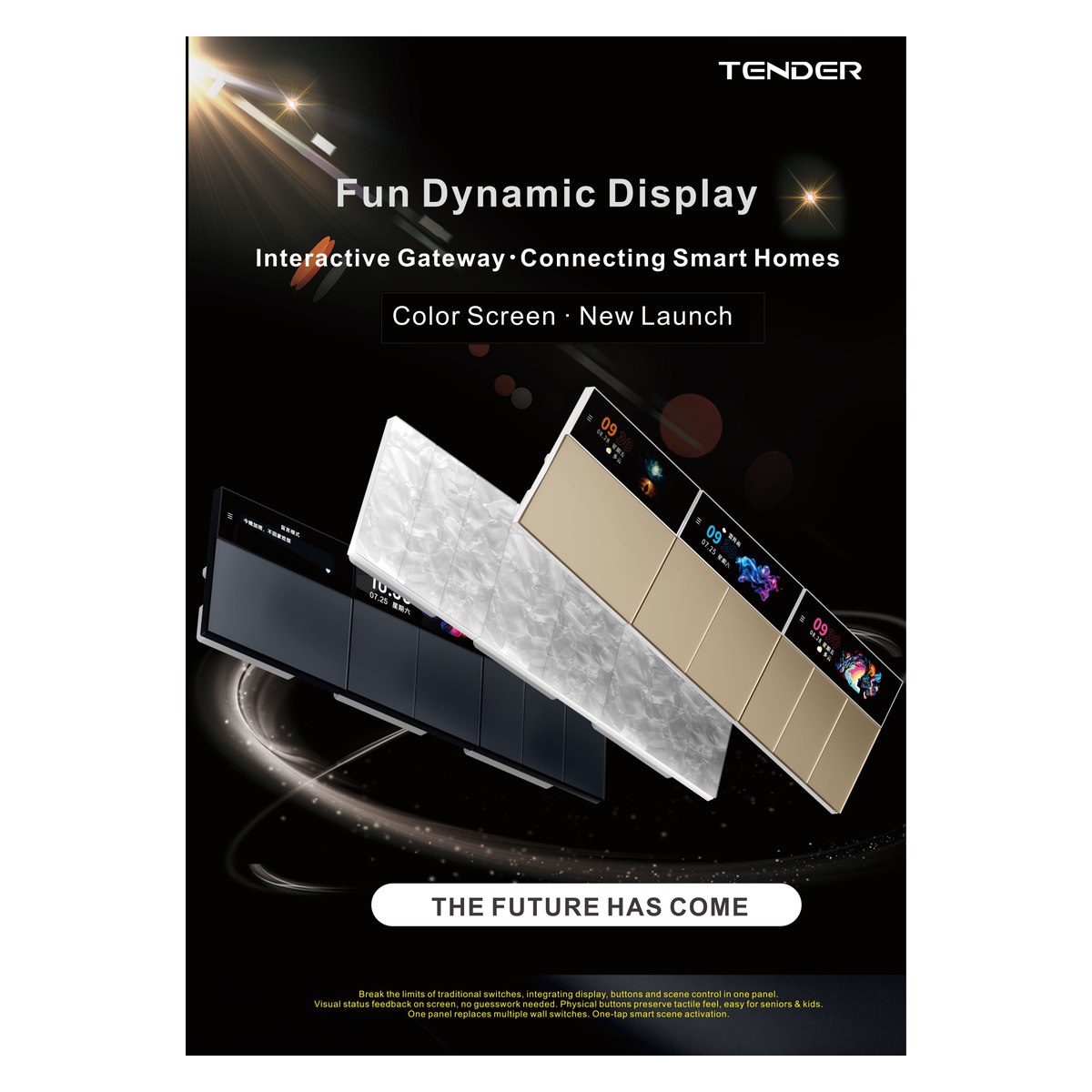 U6 Pro Dynamic Screen Smart Switch — 2